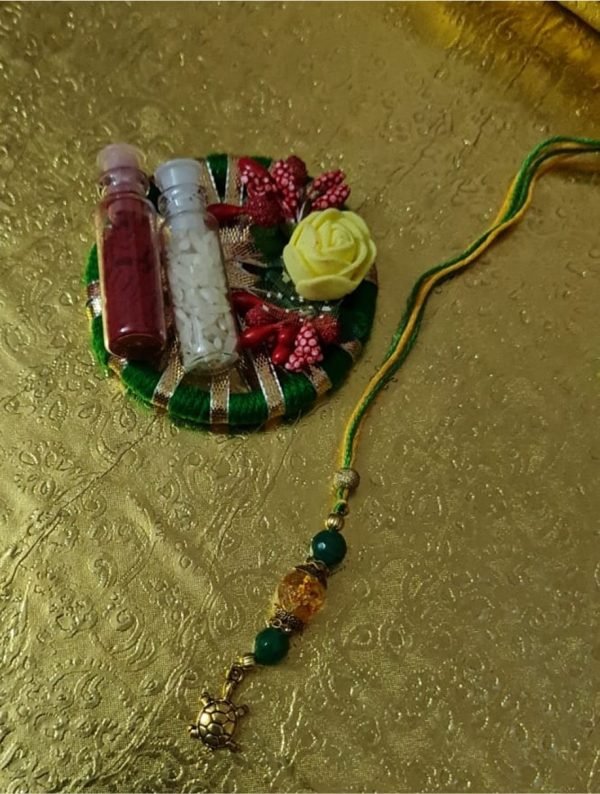 Lumba Rakhi for Bhabhi Happiness, Prosperity  and Abundance